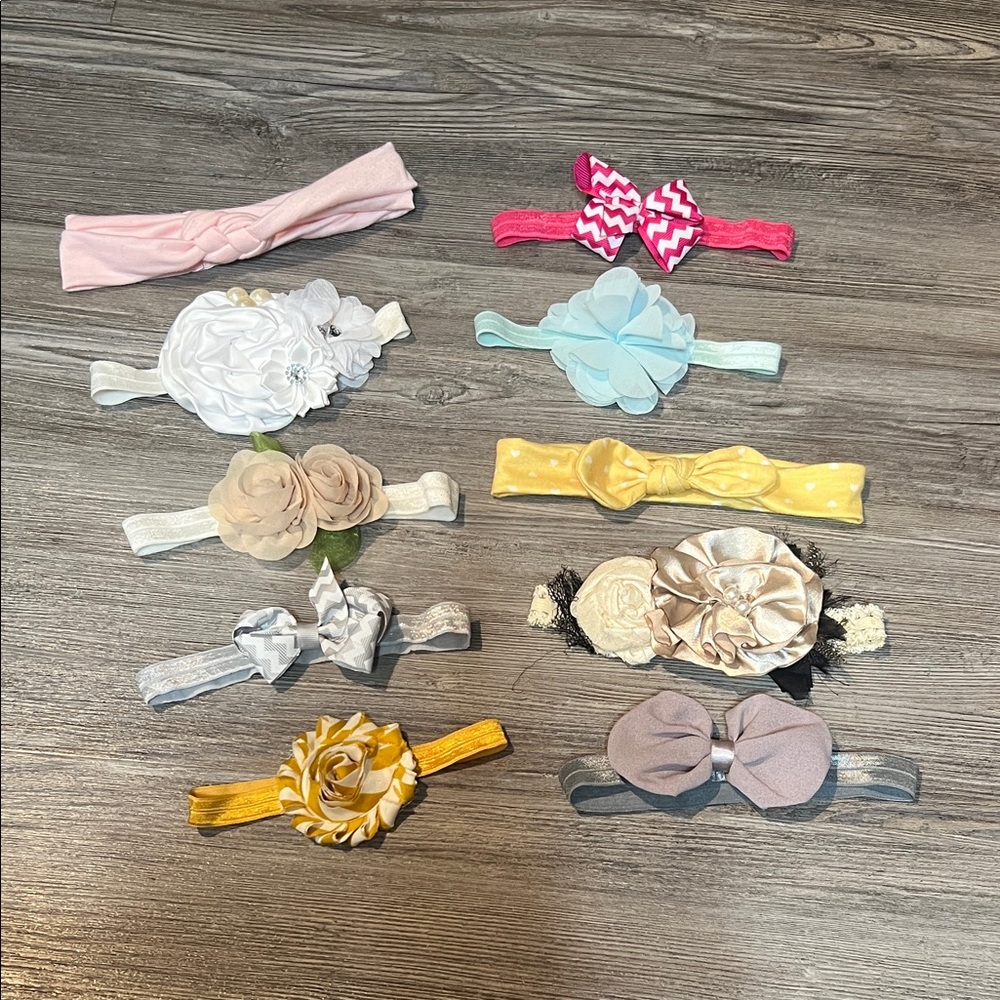 Assorted Colorful Kids Headbands Set